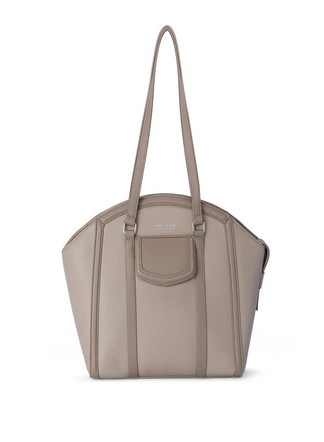 Lino Perros Ella Beige Tote Bag - Image 1